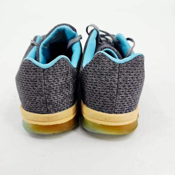 Avia Shoes Womens 9.5 Moonwalker Athletic Low Top Sneakers Gray Fabric Lace Up - Picture 4 of 9